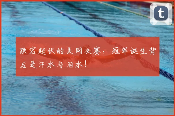 跌宕起伏的美网决赛，冠军诞生背后是汗水与泪水！